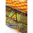 thumbnail image 4 of African Kente Print Djembe Bag - Backpack style case fits 12.5" x 22" djembe drums - Zip top opening, 4 of 5