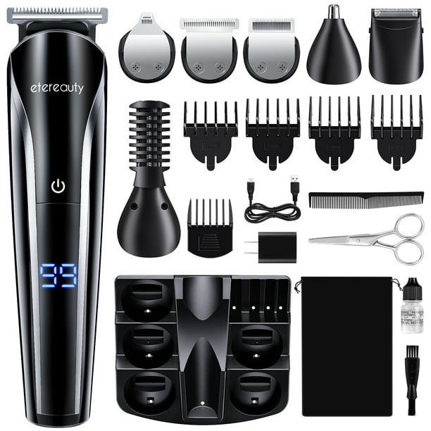 ETEREAUTY Beard Trimmer Kit Multifunctional Electric Beard Trimmer All
