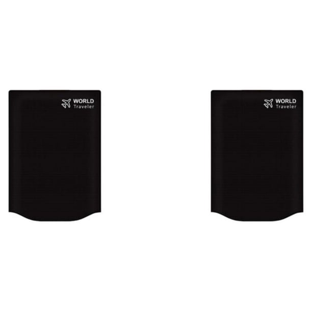 Wosthever Funda de equipaje de viaje no tejida Color sólido Elegante Estilo simple Maleta de viaje Protector de bolsa Negro 22 pulgadas Negro 22 pulgadas 2Conjunto