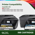 thumbnail image 3 of 962XL Ink Cartridges 4 Pack Compatible for HP 962 XL Ink Cartridge Combo Pack for HP 9015 9010 9018 Priner Ink 962, 3 of 8
