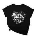 thumbnail image 2 of St. Patrick's Day Top, Women Short Sleeve T Shirt, Round Neck Tshirts Women's St. Patrick's Day Printed Tops Crew-Neck Short-Sleeved Pullover Blouse Tops Casual Fashion Shirt, 2 of 5