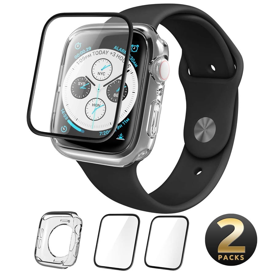 apple watch series 4 case with built in screen protector