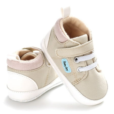 

Wisremt 0-18M Autumn Fashion Baby Boys Anti-Slip Shoes Sneakers Toddler Soft Soled First Walkers