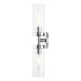 thumbnail image 5 of 16172-05 Livex Lighting Ludlow - 2 Light ADA Bath Vanity In Nautical Style-19.25 Inches Tall and 4.25 Inches Wide-Polished Chrome Finish, 5 of 14