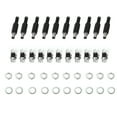 thumbnail image 2 of Adaptador de enchufe de alimentación de CC, 10 pares, conector adaptador de enchufe de 12 V de 2,1 x 5,5 mm, resistente y duradero, 2 of 12