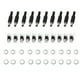 thumbnail image 1 of 10 pares de conector Jack adaptador de enchufe de alimentación CC macho y hembra de 2,1x5,5mm 12V, 1 of 10