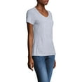 thumbnail image 2 of Hanes Women's X-temp Short Sleeve V-neck Tee, 2 of 5