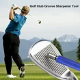 thumbnail image 4 of Jinsinto Groove Sharpener, 2 Piece Golf Groove Sharpener, for Golf Club, Fits U and V Groove Regrooving Tool and Cleat Cleaner, Generates Optimal Backspin, Black, 4 of 5