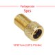 thumbnail image 4 of Naiovety Paquete de 5 adaptadores de válvula Conveniente para llevar Operación estilo tonto Colores surtidos Material premium Tapa Presta Presta a Ciclismo Oro Naiovety OD003468-05, 4 of 6