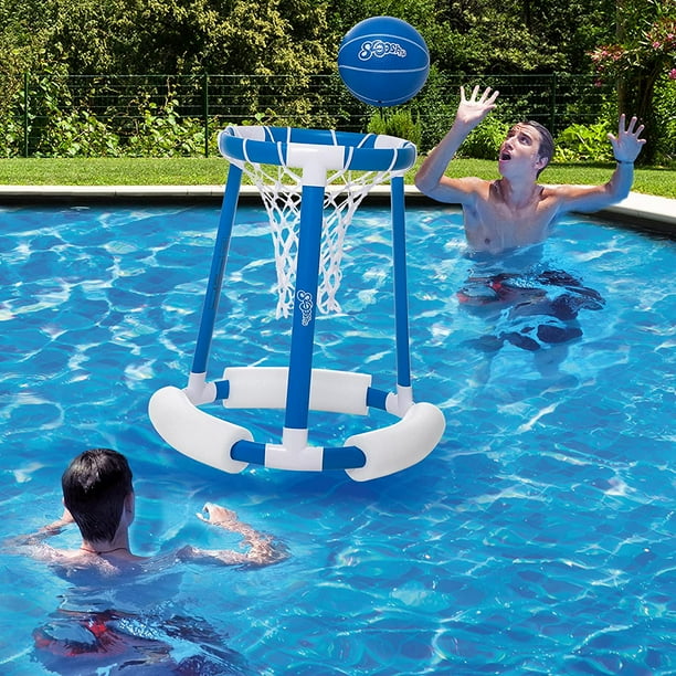 Jeu de panier de basket flottant pour piscine Comprend un