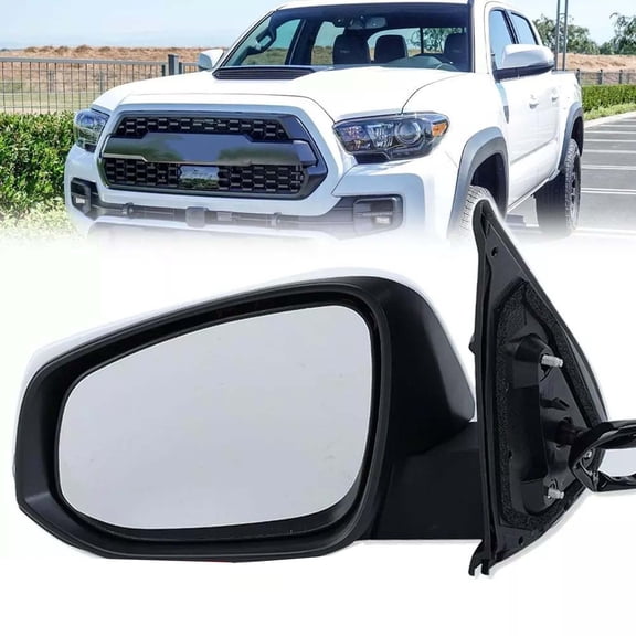 MZORANGE Driver Left Side Mirror w/ Signal Light Heated 7 Pin For Toyota Tacoma 2016-2023