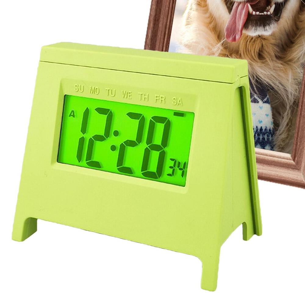 Huoge Digital Alarm Clock Desktop Alarm Clock Digital Silent Digital