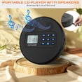 thumbnail image 2 of Reproductor de CD portátil HAYERPOR recargable con altavoces y USB, 2 of 7