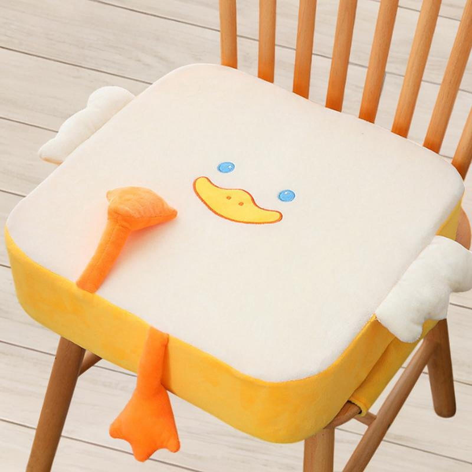 JWQFBC Kids Booster Seat for Dining Table Travel Booster Seat Washable Portable Compact Duck