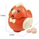 thumbnail image 5 of figura de gallina eléctrica Dibujos Animados Poniendo Huevos Pollo Niños Juguete Interactivo Regalos Cumpleaños Naranja Magideal figura de gallina eléctrica, 5 of 5