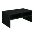 thumbnail image 2 of Convenience Concepts Northfield Admiral Deluxe Coffee Table with Shelves, Black, 2 of 3