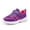 Purple, variant on Celivon Flat Light Non Lace Up Sneakers Boys Girls Color Mesh Fabric Breathable Running Shoes Size 5 Years