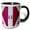 Black/White, variant on 3drose, Massachusetts, Cape Ann, Gloucester, Barn Door Detail, 11oz Two-tone Green Mug