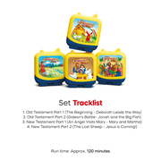 tonies The Beginner's Bible Pocket Tonies - 4 Pack Audio Toy Figure, Age Group 5+