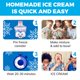 thumbnail image 2 of Máquina para hacer helados para niños – Máquina para hacer helados eléctrica Penguin de 1,2 cuartos, la mejor máquina de encimera para helados caseros, helados suaves, sorbetes, helados y yogures hela, 2 of 5
