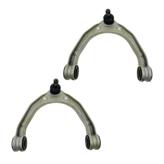 TRQ Front Upper Control Arm with Ball Joint Pair Set for Cayenne Q7 Touareg PSA62354