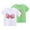 Green, variant on Eltusu Girls Cotton T-Shirts, Short Sleeve Pullover Breathable Two Pieces Summer Tops Green Size 2-3 T