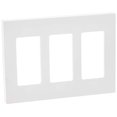 thumbnail image 2 of Leviton Decora Plus Plaque Murale à Encliqueter Sans Vis, 3-Gang, Blanc, 2 of 3