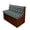 Galloping Horse & Geometric Diamond Pattern, variant on XYZCANDO Camper Cushion Covers Stretch, Compatible with Chair Couch, RV Booth Seat Covers Fit for RV Camper Car Bench Sofa(2-Piece Set)