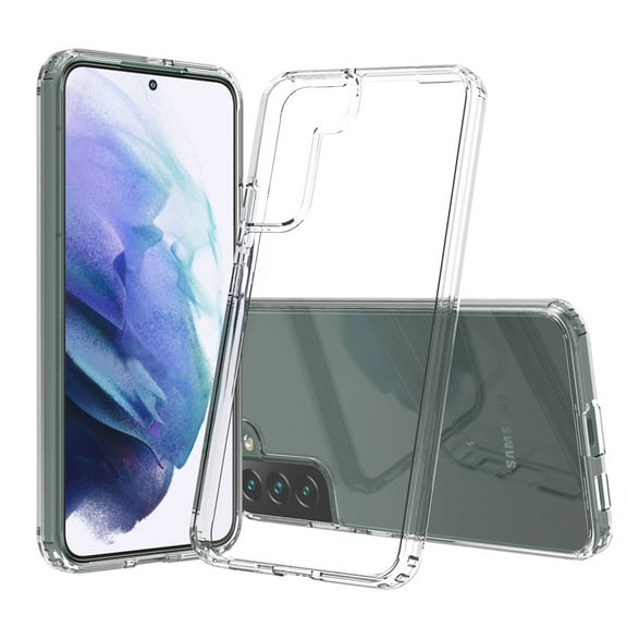 Xpm Case for Samsung Galaxy S22 Hybrid Transparent Clear Acrylic Back Hard PC Soft TPU Full Protective Bumper Extra Shock-Absorb Cover for Galaxy S22