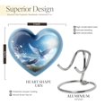 thumbnail image 2 of Burial Dove Flying Urns For Metal Remains - Small Urns For Ashes For Men & Women - Heart Shaped Cremation Keepsakes For Ashes - Mini Urn For Ashes - Human Ashes Urn Adult (Size - 3inch, 1pcs), 2 of 5
