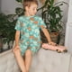 thumbnail image 4 of Balery Cute Sloth on Floral Tree Conjunto de Pijama Infantil de Manga Corta con Estampado – Ropa de Dormir de Algodón Suave-4X-Large, 4 of 6