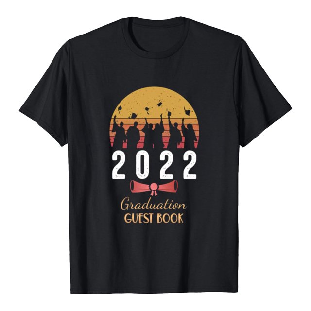 Regalos de graduación para él, ella, 2022, camiseta universitaria de escuela secundaria, blusa de manga corta con estampado de letras de verano Pompotops hfajkhk131934
