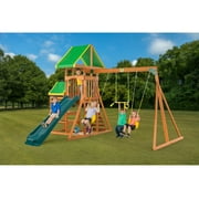 Creative Cedar Designs Woodlands Complete Wooden Swing Playset