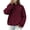 Burgundy, variant on Sweaters for Women Casual Crewneck Long Sleeve Loose Ribbed Knit Pullover Sweater Winter Clothes Fall Outfits