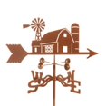 thumbnail image 1 of EZ Vane EZ1600-DK Farm Scene Weathervane with Deck Mount, 1 of 1