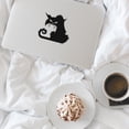 thumbnail image 2 of Vinyl Wall Art Decal - Angry Black Cat - 4" x 5" - Halloween Party Seasonal Design Sticker For Home School Classroom Notebook Laptop Work Office Store Window Spooky Decor (SMALL), 2 of 4