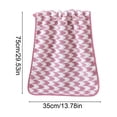 thumbnail image 3 of WDOBM Reusable Washcloths, Unisex Color‑Block Coral Fleece Bath Hair‑Drying Towel, Highly Absorbent Quick Dry Machine Washable, Lightweight Sport Towels for Bathroom Salon, 3 of 6