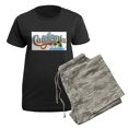 thumbnail image 5 of CafePress - CALIFORNIA DREAMIN Pajamas - Women's Short Sleeve Print T-Shirt and Pants Dark Cotton Pajama Set, 5 of 7