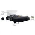 thumbnail image 4 of Meridian Furniture Ghost Black Velvet Full Bed, 4 of 5