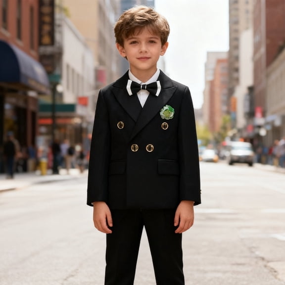 MEZZALL Boys 2PCS Outfits Toddler Kids Soft Casual Wear Daily And School Attire Comfort Fit Classic Long Sleeve Tops Pants