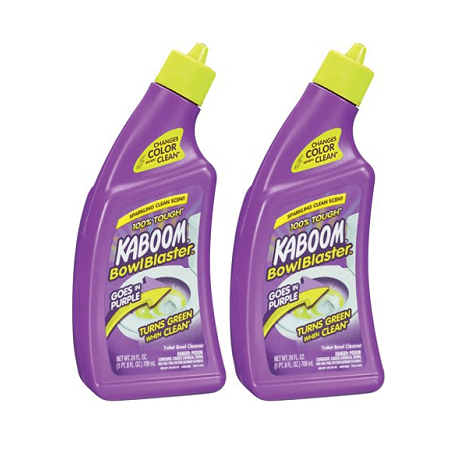 Efficiency Round Toilet Bowl - (2 Pack) Kaboom® Bowl Blaster® Toilet Bowl Cleaner 24 oz. Squeeze Bottle