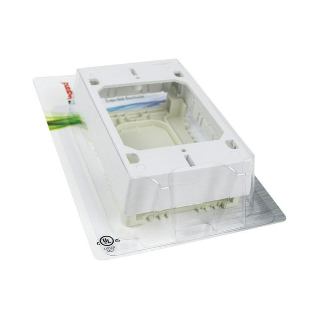Caja eléctrica Legrand New Work rectangular de PVC, 1 banda, blanca
