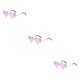 thumbnail image 4 of Guardurnaity Marco ligero Gafas de sol con estilo Hombres y mujeres Diseño de moda PC Gafas de sol Hombres Love Heart Gafas de sol C19 1 Type1 NO1, 4 of 6