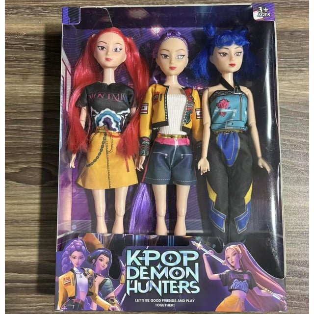 Set de figuras K-pop Demon Hunters 23 cm (3 tipos)