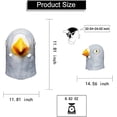 thumbnail image 5 of Máscara de pájaro de Halloween Máscara de cabeza de paloma de látex Máscara de disfraz de animal Unisex para adultos JAMW Sencillez, 5 of 5