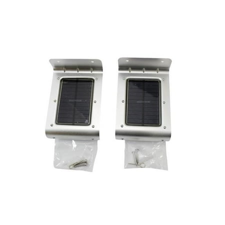 

EcoGecko Weatherproof 16 Bright LED Wireless Solar Powered Motion Sensor Light - Pack of 2