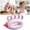 Pink, variant on Silicone Hand Grip Strengthener Finger Exercise Resistance Trainer Ergonomic Fine Motor Skills Tool for Boys Girls Home, School, Hand Therapy & Sports Performance Use