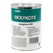 Molykote Longterm W2 High Performance Grease 1kg Lubricant White from Dow Corning Multi Purpose for Metal Combination Machine Bearing Slow Fast Movement Medium Load NLGI Grade 2