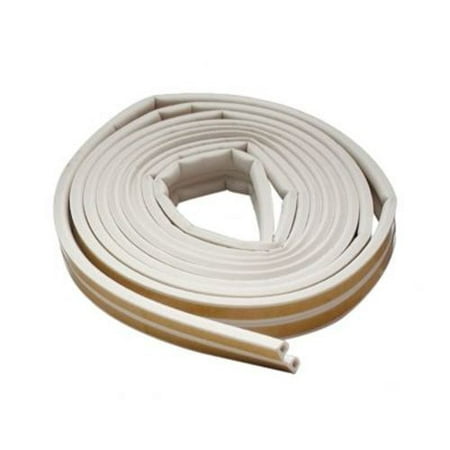 M-D Products 02576 17' White Extreme Temperature P-Profile Weather Strip