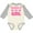 Natural and Heather, variant on Inktastic Nana's Girl Grandchild Girls Long Sleeve Baby Bodysuit